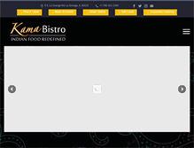 Tablet Screenshot of kamabistro.com
